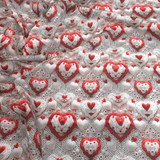 Tessuto Cotone Digital H 150 cm - BATTITO DI CUORI