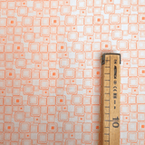 Cotone Americano H 110 cm - GEOMETRIA ARANCIONE