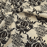 Cotone Americano H 110 cm - DAMASCATO NERO