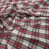 Tissu écossais H 320 cm - CARREAUX ROUGES
