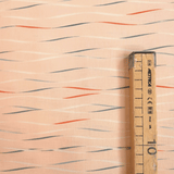 Cotone Americano H 110 cm - ONDE/ROSA CIPRIA