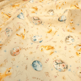Tessuto Cotone Digital H 150 cm - PULCINI E UOVA DECORATE