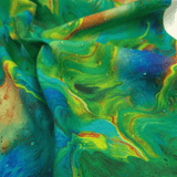 Cotone Americano H 110 cm - ONDE CROMATICHE/VERDE