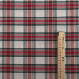Tissu écossais H 320 cm - CARREAUX ROUGES