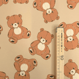 Felpa Garzata/French Terry H 150 cm - TEDDY BEAR BEIGE