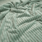 Fausse fourrure côtelée H 140 cm - CRÈME
