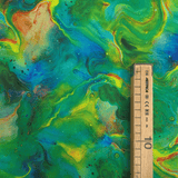 Cotone Americano H 110 cm - ONDE CROMATICHE/VERDE