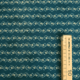 Cotone Americano H 110 cm - MINI ROSELLINE/BLU