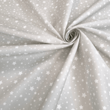 Piquet millerighe H 150 cm - STELLINE BIANCHE FONDO GRIGIO