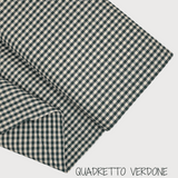 Collezione "Riga, quadretto e unito" H 180 cm - VERDONE