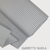 Collezione "Riga, quadretto e unito" H 180 cm - NUVOLA (carta da zucchero)