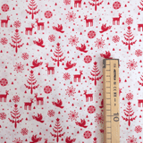 Cotone Americano H 110 cm - COORDINATO COLOMBE D'INVERNO