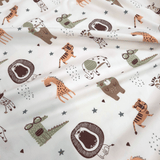 Jersey di Cotone Digital H 150 cm - PICCOLO ZOO/LATTE