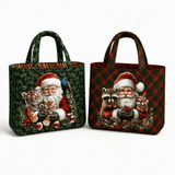 Pannello per Borsa Reversibile - SANTA'S FRIENDS