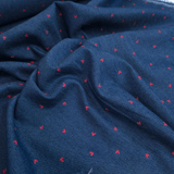 DENIM mittelschwer H 130 cm – BLAU