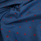 DENIM mittelschwer H 130 cm – BLAU
