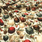 Cotone Natale H 145 cm - PALLINE DI NATALE E AGRIFOGLIO