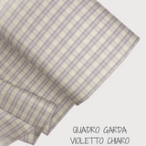 Collezione "Riga, quadretto e unito" H 180 cm - VIOLETTO CHIARO