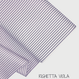 Collezione "Riga, quadretto e unito" H 180 cm - VIOLA