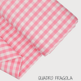 Collezione "Riga, quadretto e unito" H 180 cm - FRAGOLA