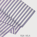 Collezione "Riga, quadretto e unito" H 180 cm - VIOLA