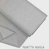 Collezione "Riga, quadretto e unito" H 180 cm - NUVOLA (carta da zucchero)