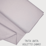 Collezione "Riga, quadretto e unito" H 180 cm - VIOLETTO CHIARO