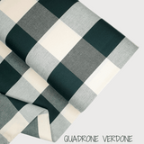 Collezione "Riga, quadretto e unito" H 180 cm - VERDONE