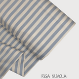 Collezione "Riga, quadretto e unito" H 180 cm - NUVOLA (carta da zucchero)