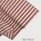 Collezione "Riga, quadretto e unito" H 180 cm - ROSSO