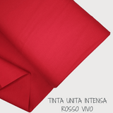 Collezione "Riga, quadretto e unito" H 180 cm - ROSSO VIVO