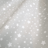 Piquet millerighe H 150 cm - STELLINE BIANCHE FONDO GRIGIO