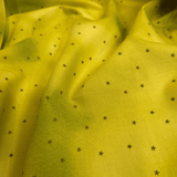 Cotone Americano H 110 cm - STELLINE/VERDE SFUMATO