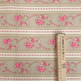 Cotone Americano H 110 cm - FASCE SABBIA/ROSELLINE