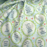 Cotone Americano H 110 cm - FRASI MOTIVAZIONALI