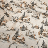 Tessuto Arredo Jacquard H 140 cm - LA CASETTA IN MONTAGNA/LUREX