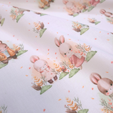 Tessuto Cotone H 140 cm - AMICI CONIGLIETTI