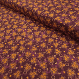 Cotone Americano H 110 cm - STELLINE/VIOLA