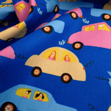 Cotone Americano H 110 cm - AUTO COLORATE/BLU