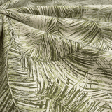 Tessuto Arredo Jacquard H 140 cm - FOLIAGE VERDE/LUREX ORO