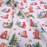 Tessuto Cotone H 140 cm - CAPPUCCETTO ROSSO