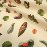 Piquet millerighe con stampa digitale H 150 cm - SOGNI TRA LE FOGLIE