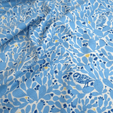 Cotone Americano H 110 cm - CACTUS AZZURRI E CIVETTE