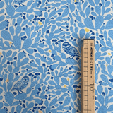 Cotone Americano H 110 cm - CACTUS AZZURRI E CIVETTE