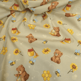 Tessuto Cotone H 140 cm - ORSETTO GOLOSONE