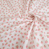 Piquet millerighe H 150 cm - ROSELLINE CORALLO CHIARO