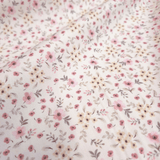 Mélange de coton avec impression numérique GREY LEAVES - H 280 cm
