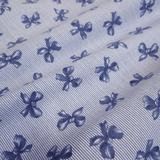 Coton Fantaisie - FLEURS ROSE FONCÉ - coupe minimum ou multiples de 25 x 290 cm