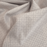 Cotone Americano H 110 cm - MINI GEOMETRIA GRIGIO/BIANCO