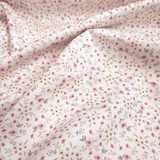 Mélange de coton avec impression numérique GREY LEAVES - H 280 cm